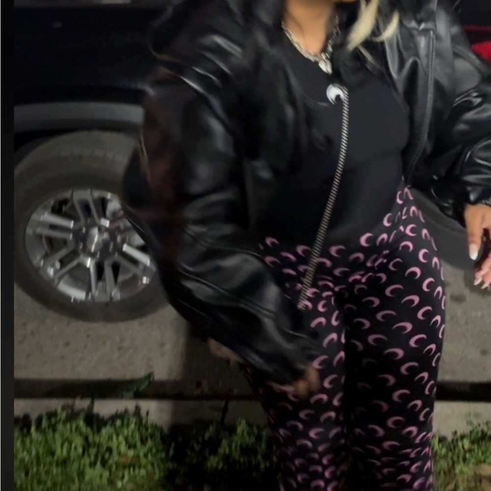Black Women's Leather Jacket